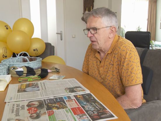 Roelof Wijnstra (69) learde lêzen en skriuwen: "Bist net dom ast dêr muoite mei hast"