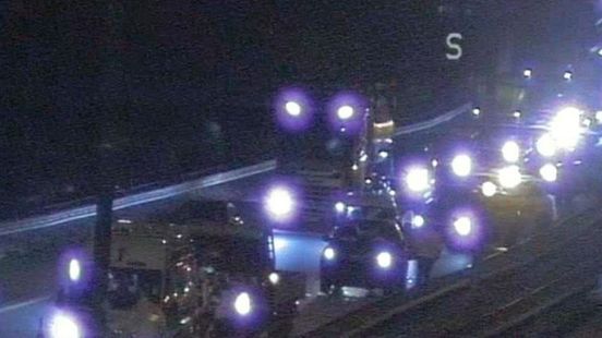 Forse vertraging na ongeluk op A1