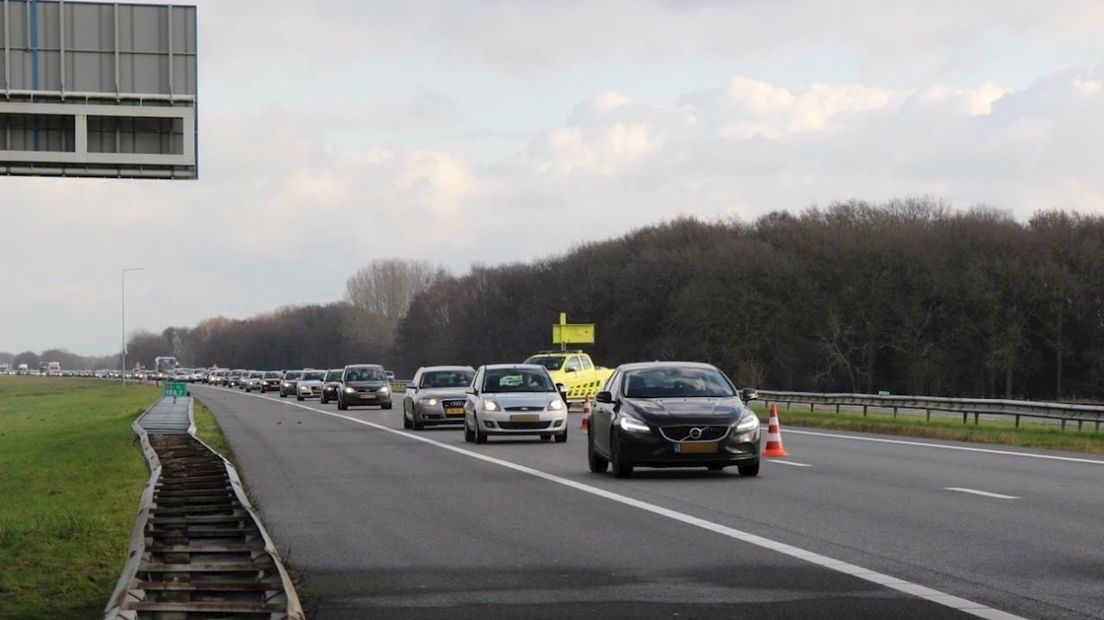 File door ongeluk op A1