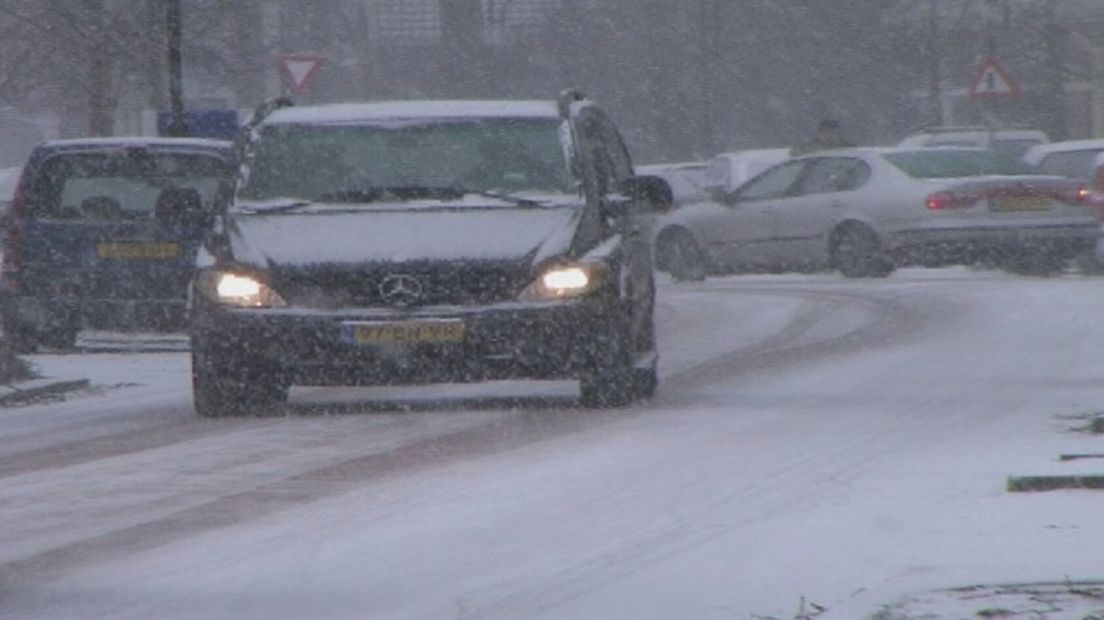 Sneeuwval in Deventer