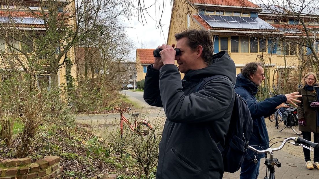 De lijsttrekkers komen langs bij de Kerstentuin