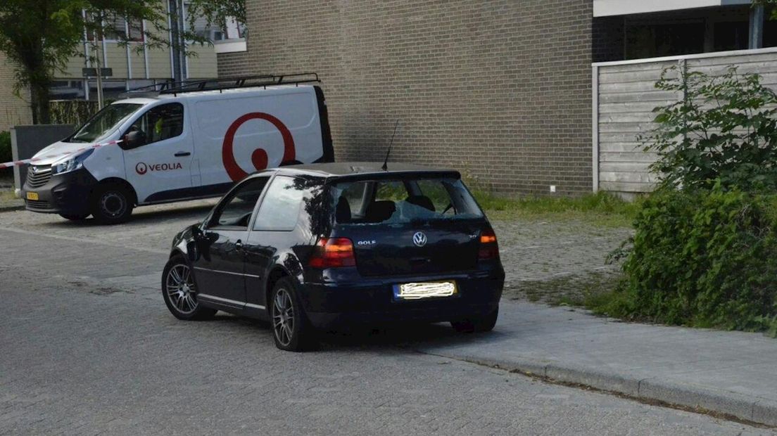 Ruiten van auto vernield