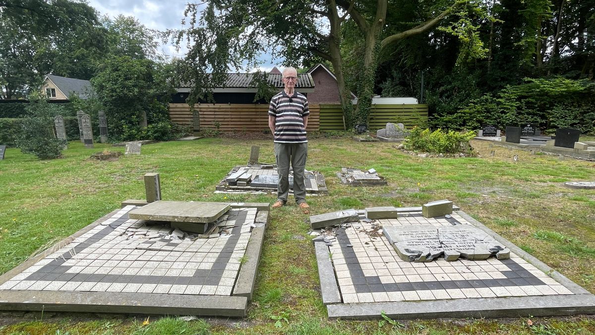 Schade aan graven Grolloo door storm Pia toch vergoed na aandringen nabestaanden
