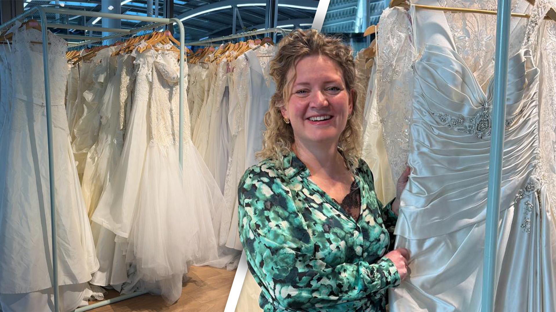 Meer dan 100 trouwjurken zoeken 'nieuwe liefde' op Utrecht Centraal