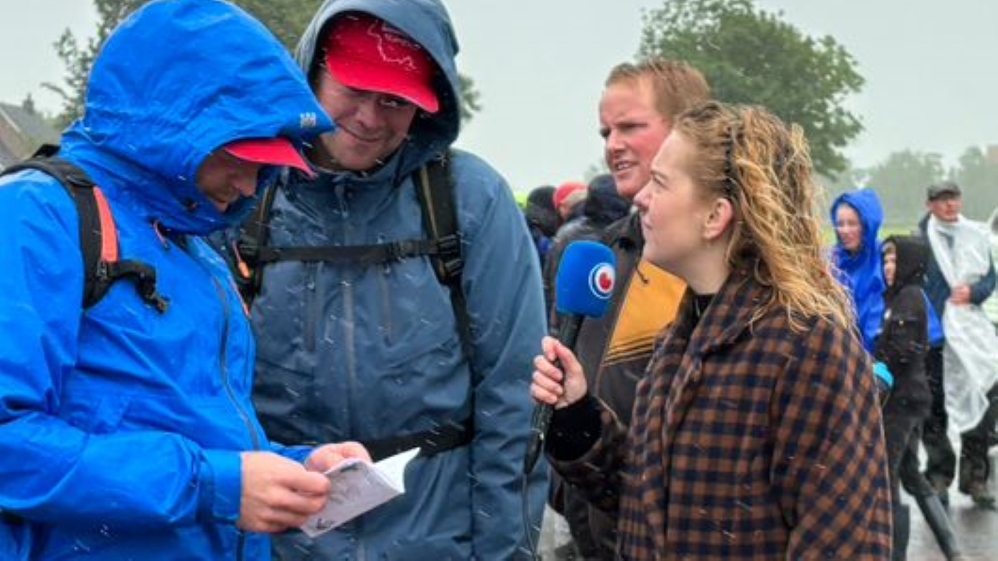 Ferslachjouwer Gjaldau Sijtsma yn aksje by de Slachtemaraton