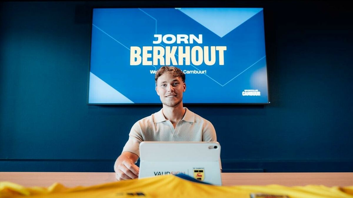 Jorn Berkhout voor drie jaar naar SC Cambuur