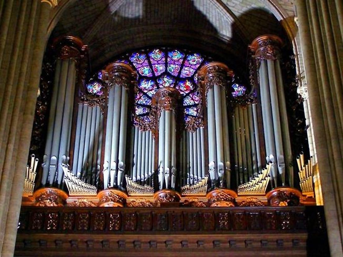 Het orgel van de Notre-Dame
