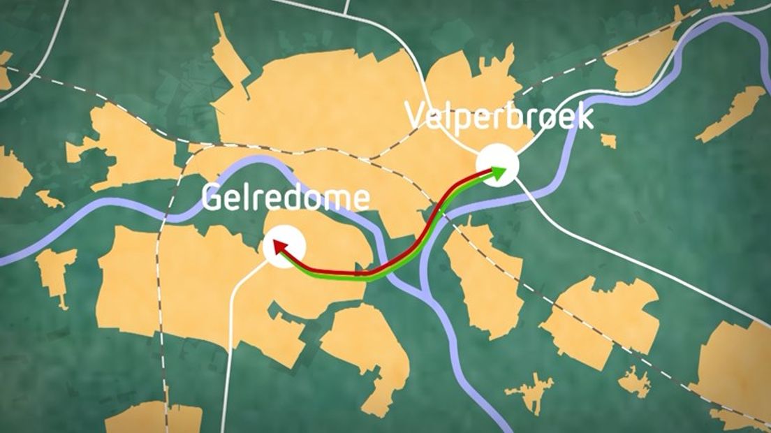 De chaos op de wegen rond Arnhem blijft maandagochtend uit. De Pleijroute in Arnhem zit vanwege werkzaamheden dicht in de richting van het GelreDome. Er werden daarom in de ochtendspits grote verkeersproblemen verwacht.