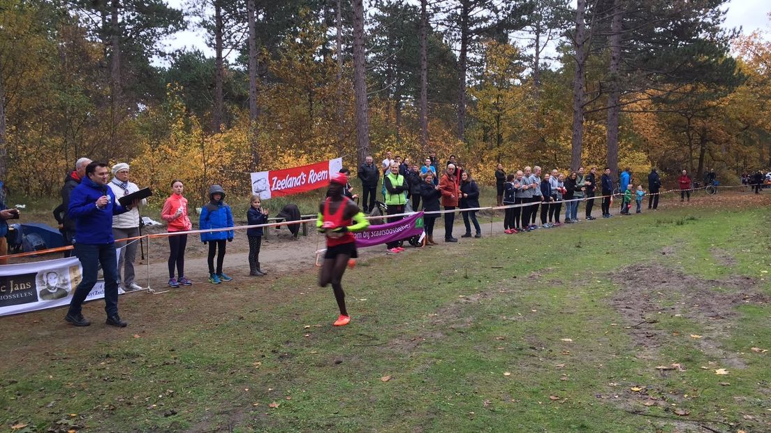 Aggrey Agaba kwam als eerste over de streep in Westenschouwen