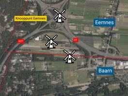 Eemnes ziet niets in windparkje bij Baarn: 'Deur op een kier voor gemeente vol windmolens'