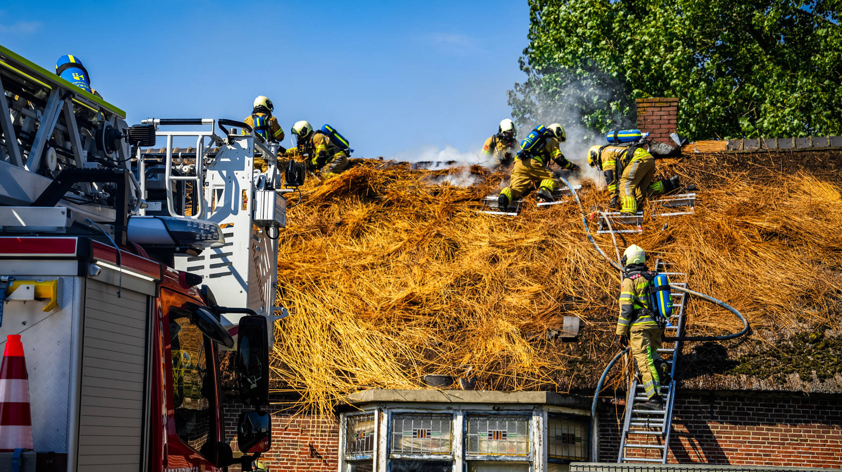 Man aangehouden voor boerderijbrand in Kamerik