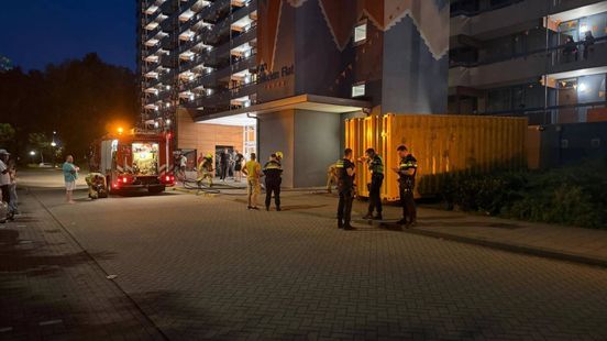 Brand in kelderbox in flat Ede