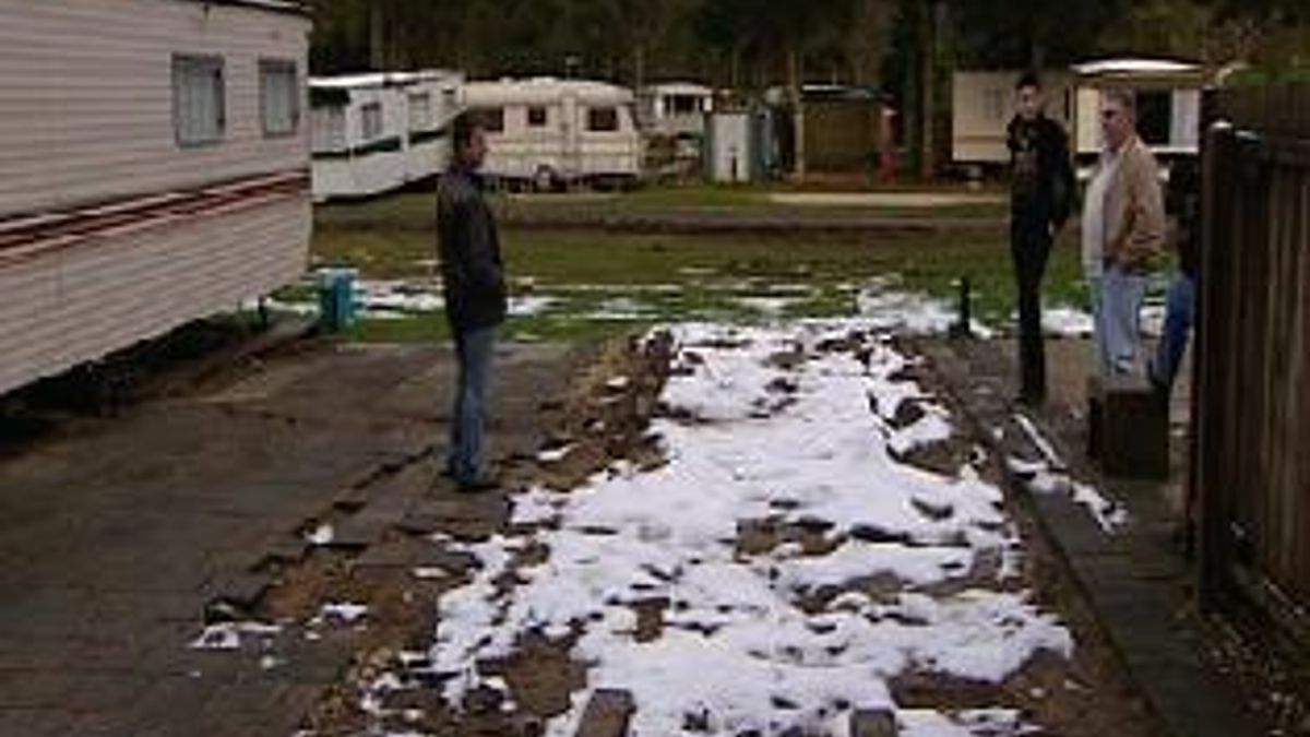 Polen aangehouden op camping