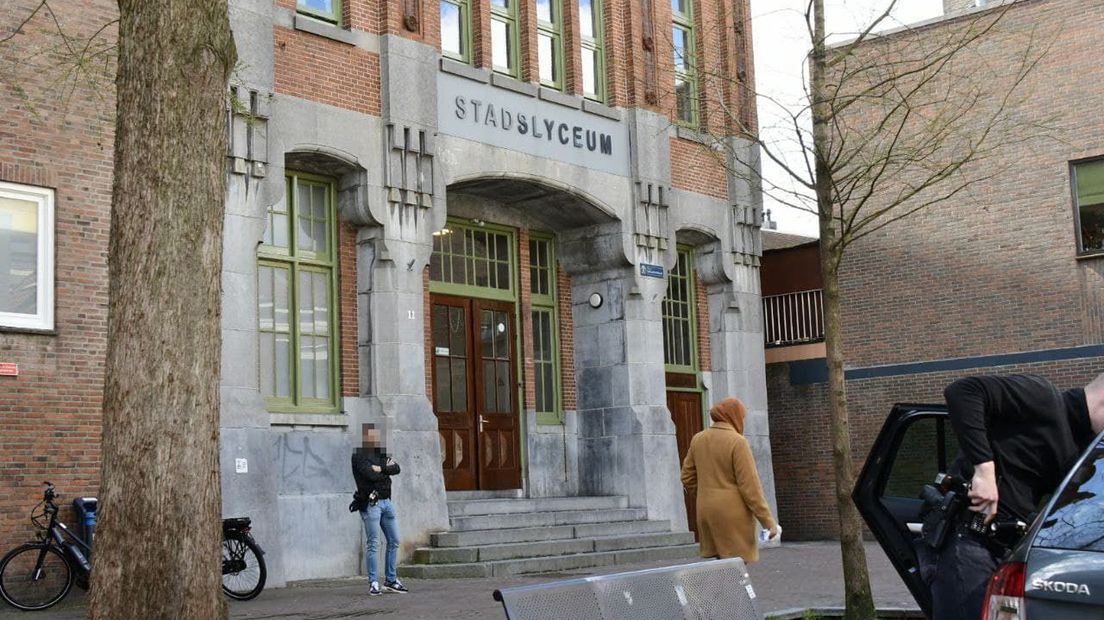 Het H.N. Werkman Stadslyceum in Groningen werd donderdag ontruimd