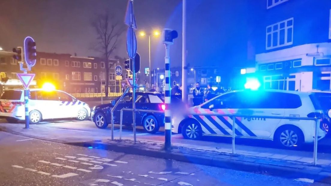 De politie op de Utrechtse Croeselaan