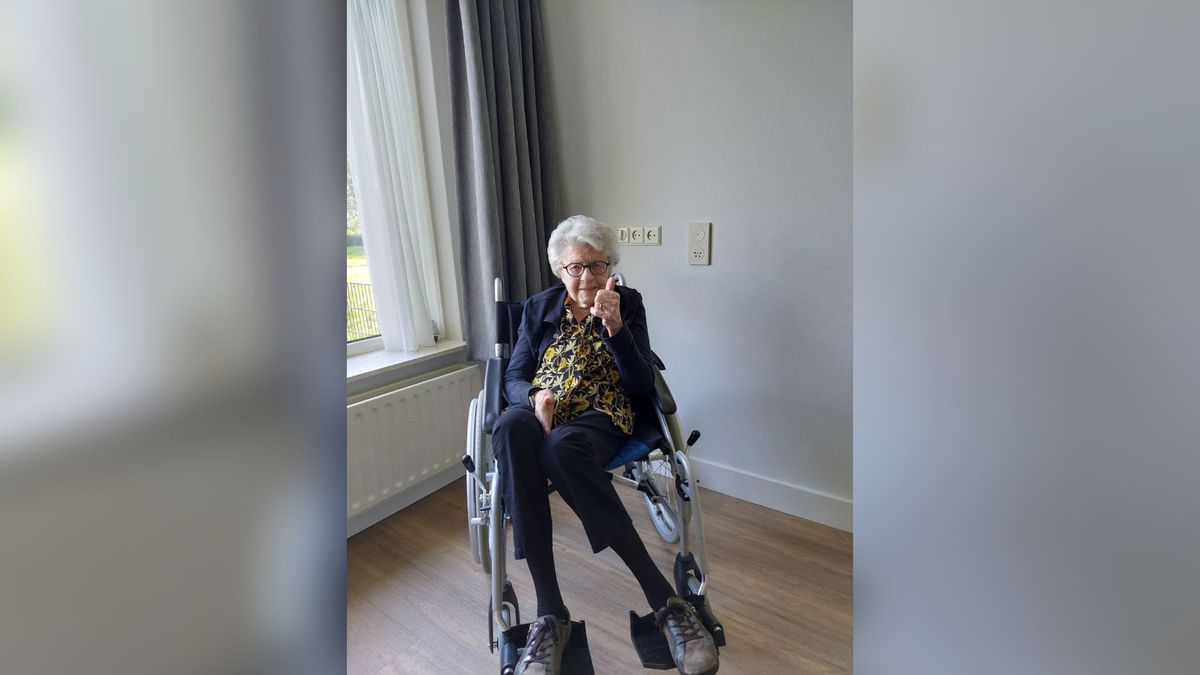 106-jarige Trijntje uit Zwartsluis is de oudste inwoonster van Overijssel