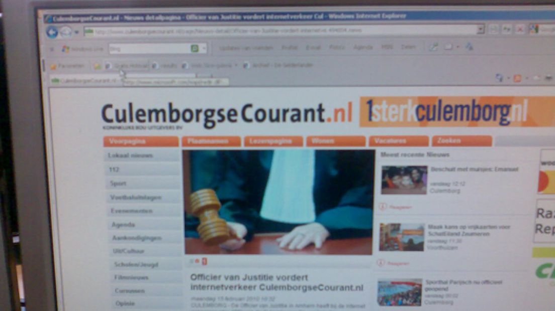 Krant geeft internetadressen niet