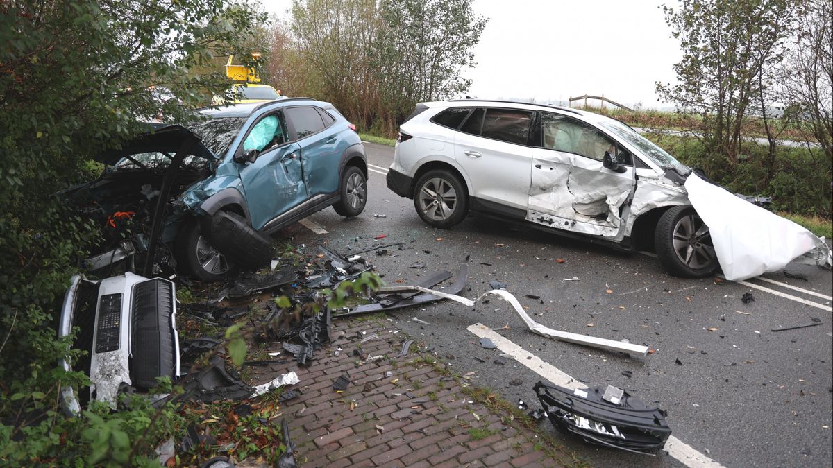 Ravage na ernstig ongeluk op provinciale weg