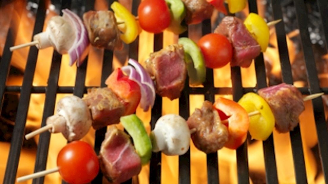 Biefstukspiezen in oosterse marinade