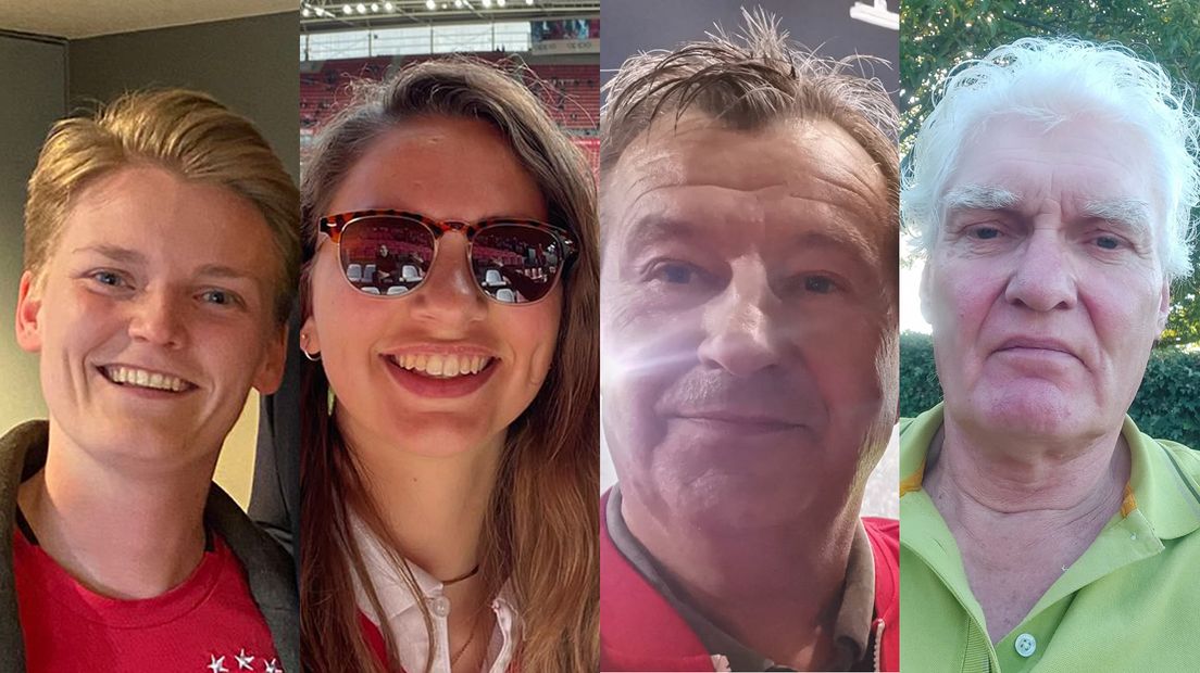 Vlnr: Anneleen, Cleo, Peter en Theo