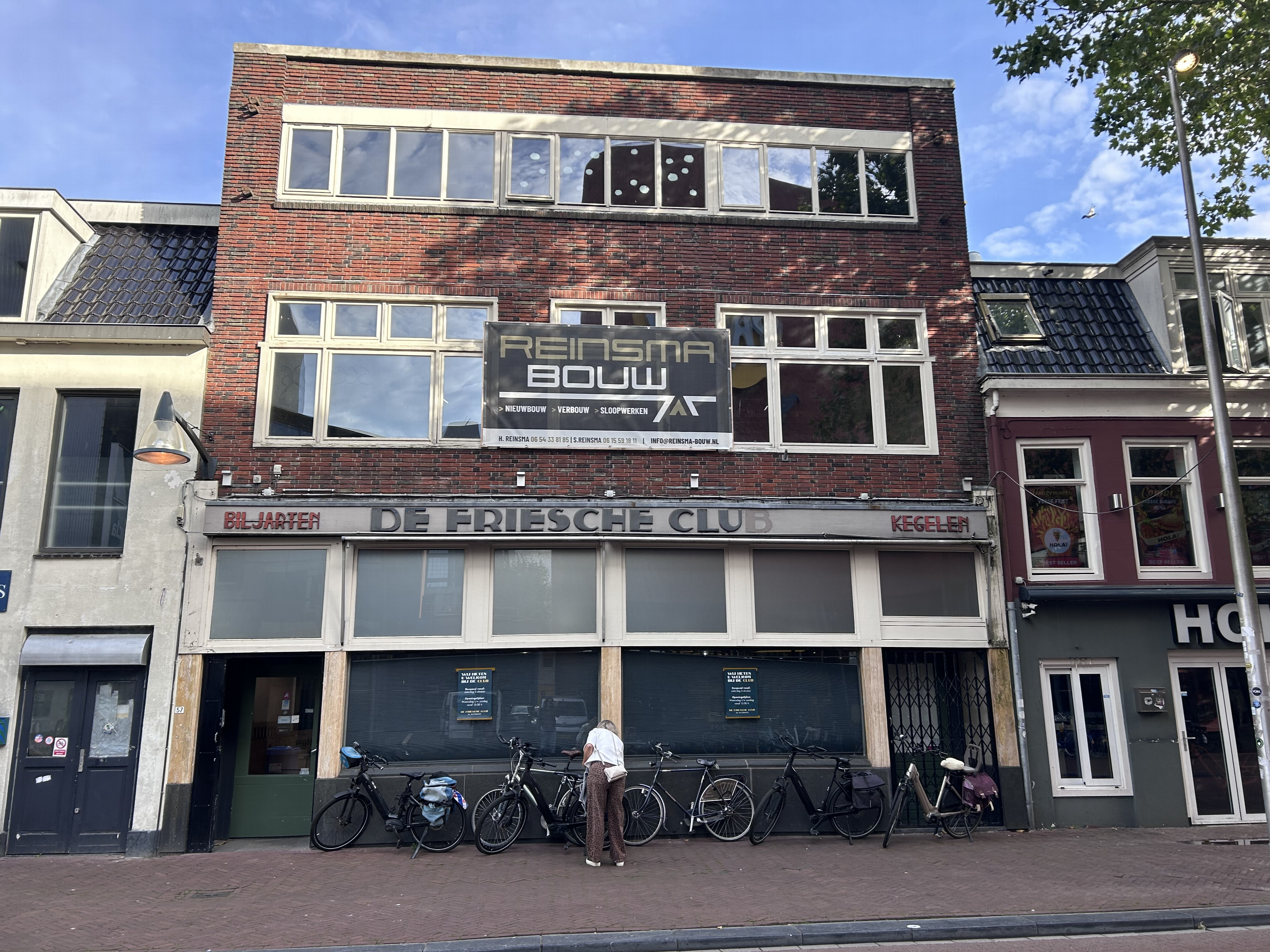 De pui van De Friesche Club wordt in januari vernieuwd