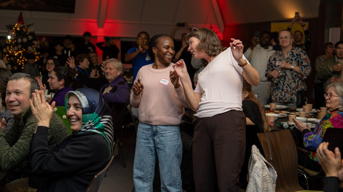 Na het diner wordt gedanst