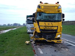 112 nieuws: N331 dicht door ongeval met twee vrachtwagens