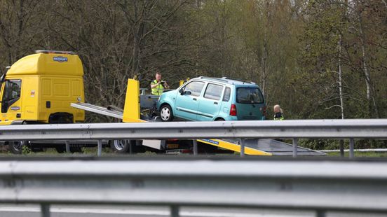 Weer file op A1 door ongeval