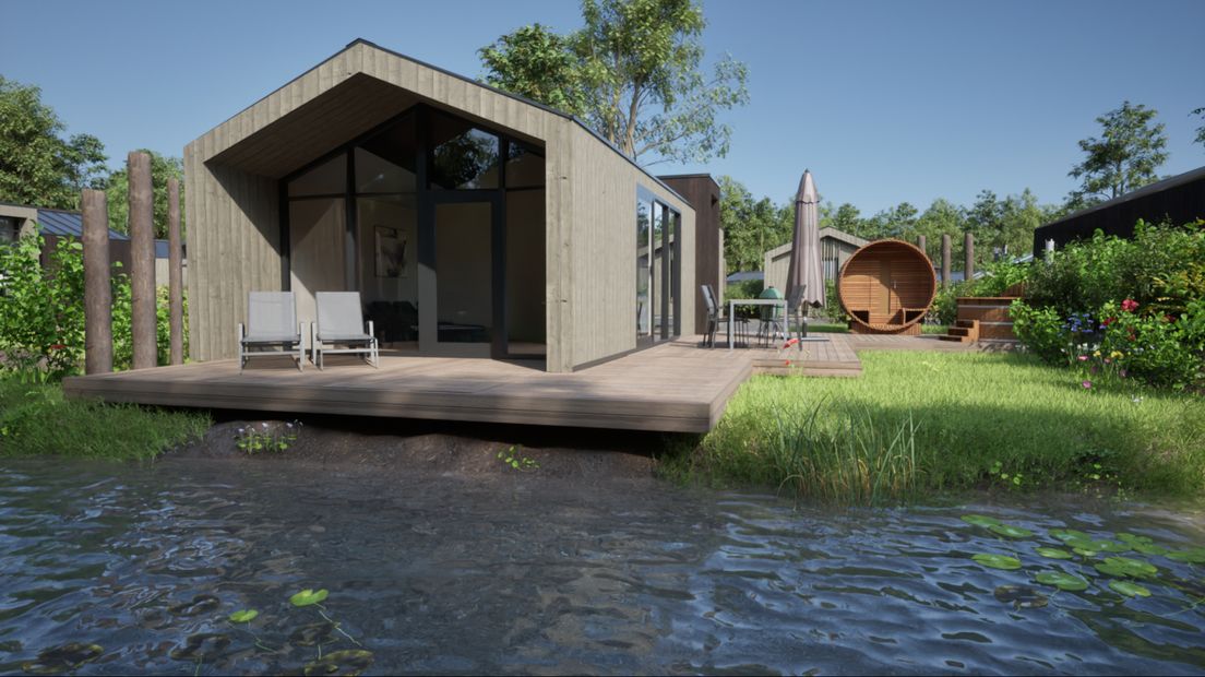 Een 'wellness lodge' voor vier personen
