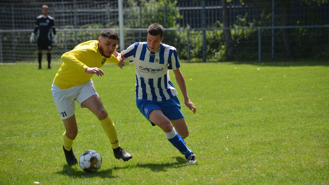 Beeld uit de wedstrijd Walcheren tegen Arendskerke