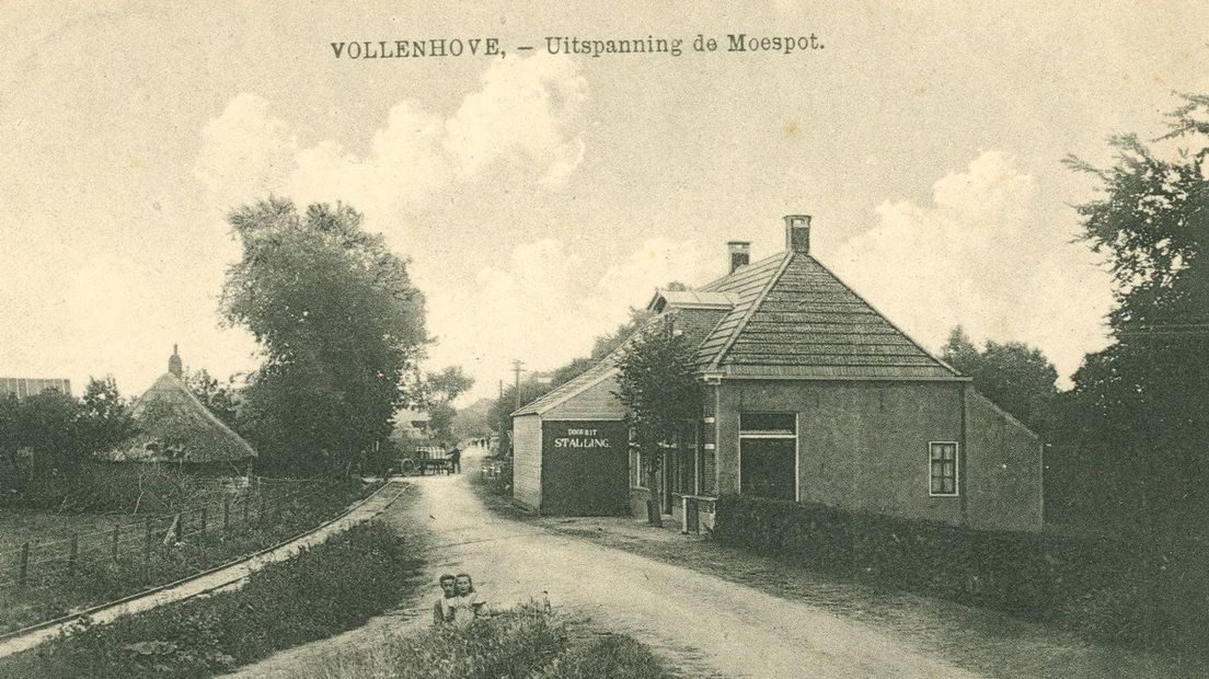 'Uitspanning De Moespot' in vroegere jaren.