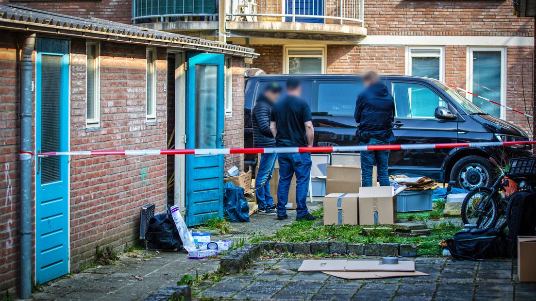 De wapens werden in dit schuurtje ontdekt