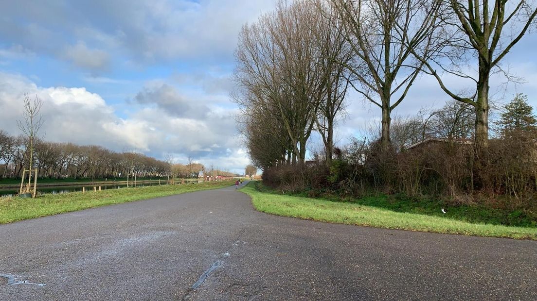 Energieweg in Oost-Souburg in de buurt van de Sloebrug.