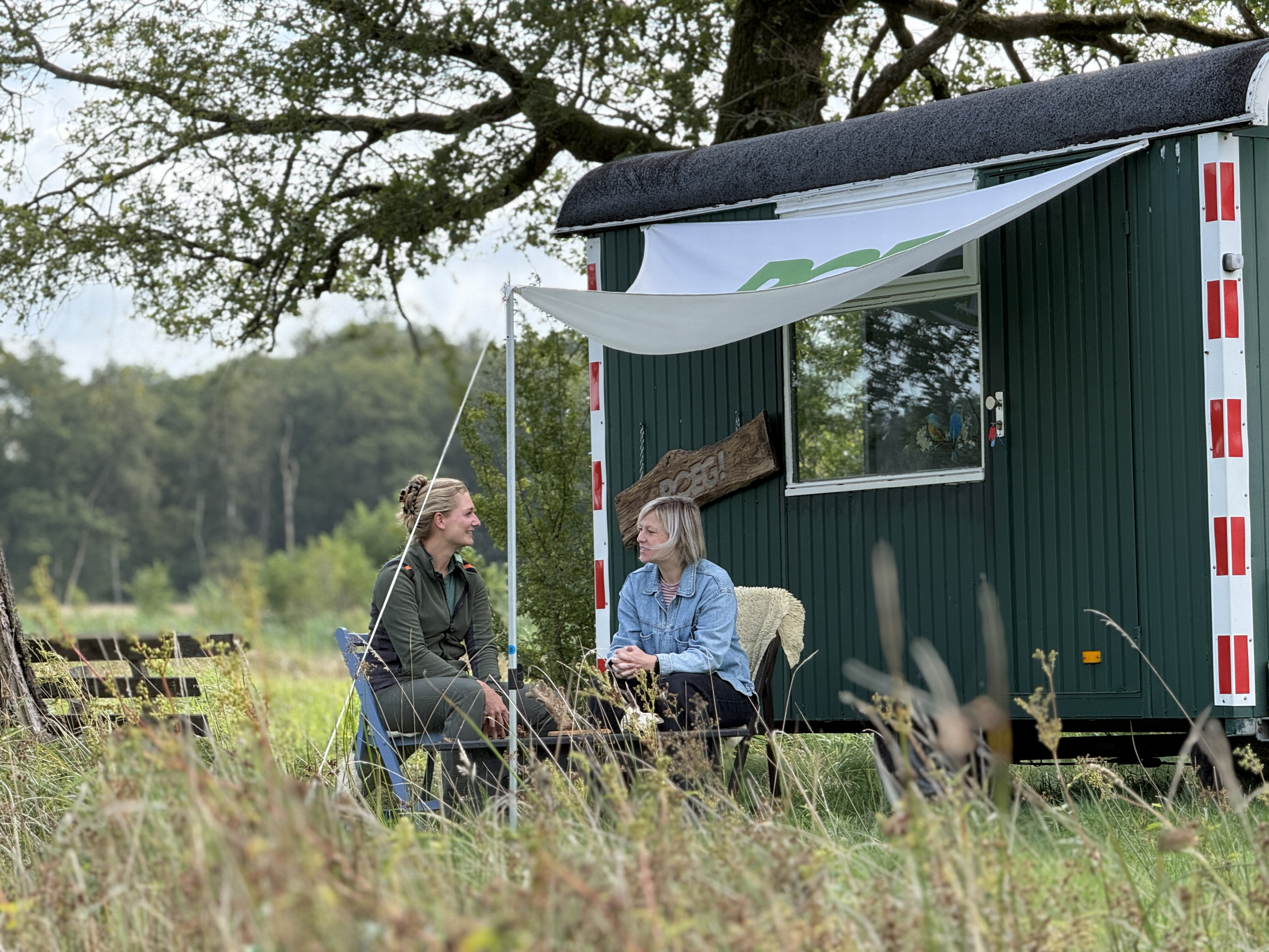 De ROEG!-keet middenin Nationaal Park Drentsche Aa