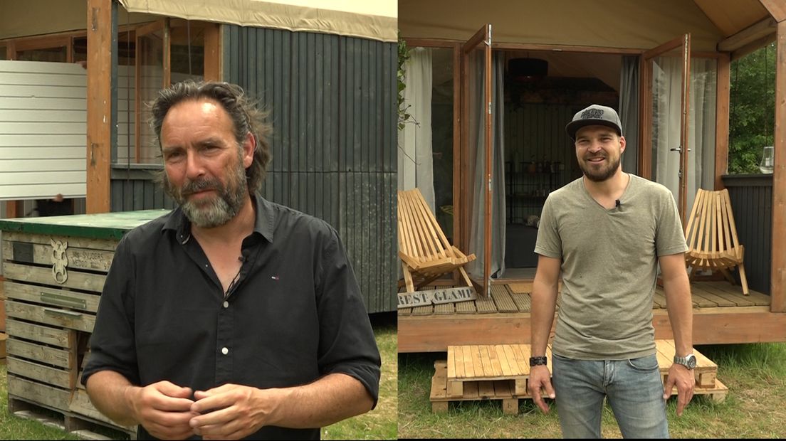 Hoe overleef je als ondernemer in de horeca- of in de evenementenbranche de coronatijd? Twee Achterhoekers gooien het roer deze zomer helemaal om. Michael Wedel en Jeroen Schreurs beginnen een pop-up glamping, om zo alsnog de zomer door te komen.