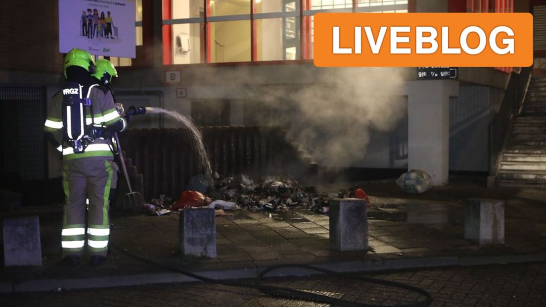 In de Nijmeegse wijk Zwanenveld is een spoor van vernielingen aangericht.