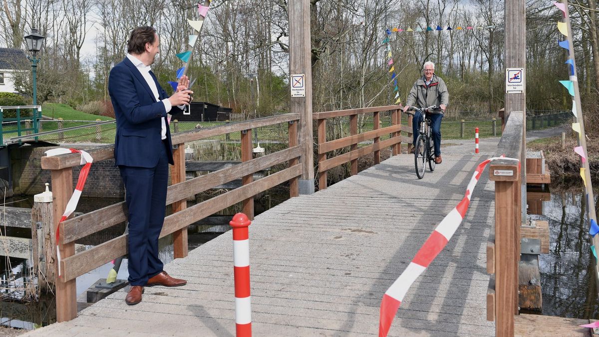 Friese tweedehands brug verbindt Nijetrijne met Oldemarkt