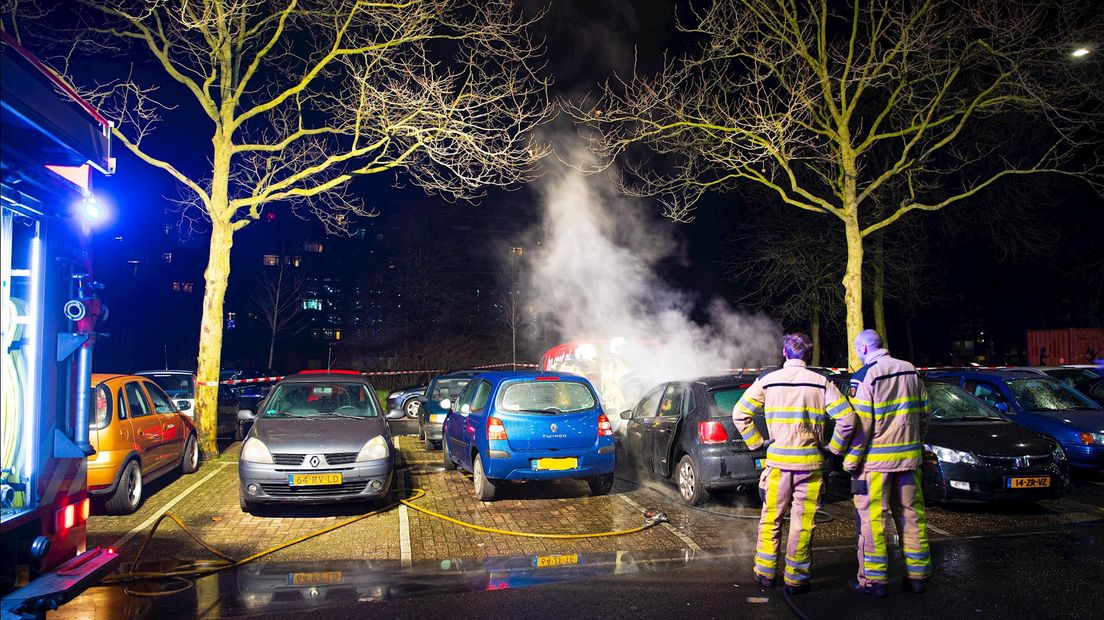 Autobrand in Zwolle
