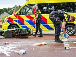 Scooterrijder gewond bij ongeluk in Nieuw-Amsterdam