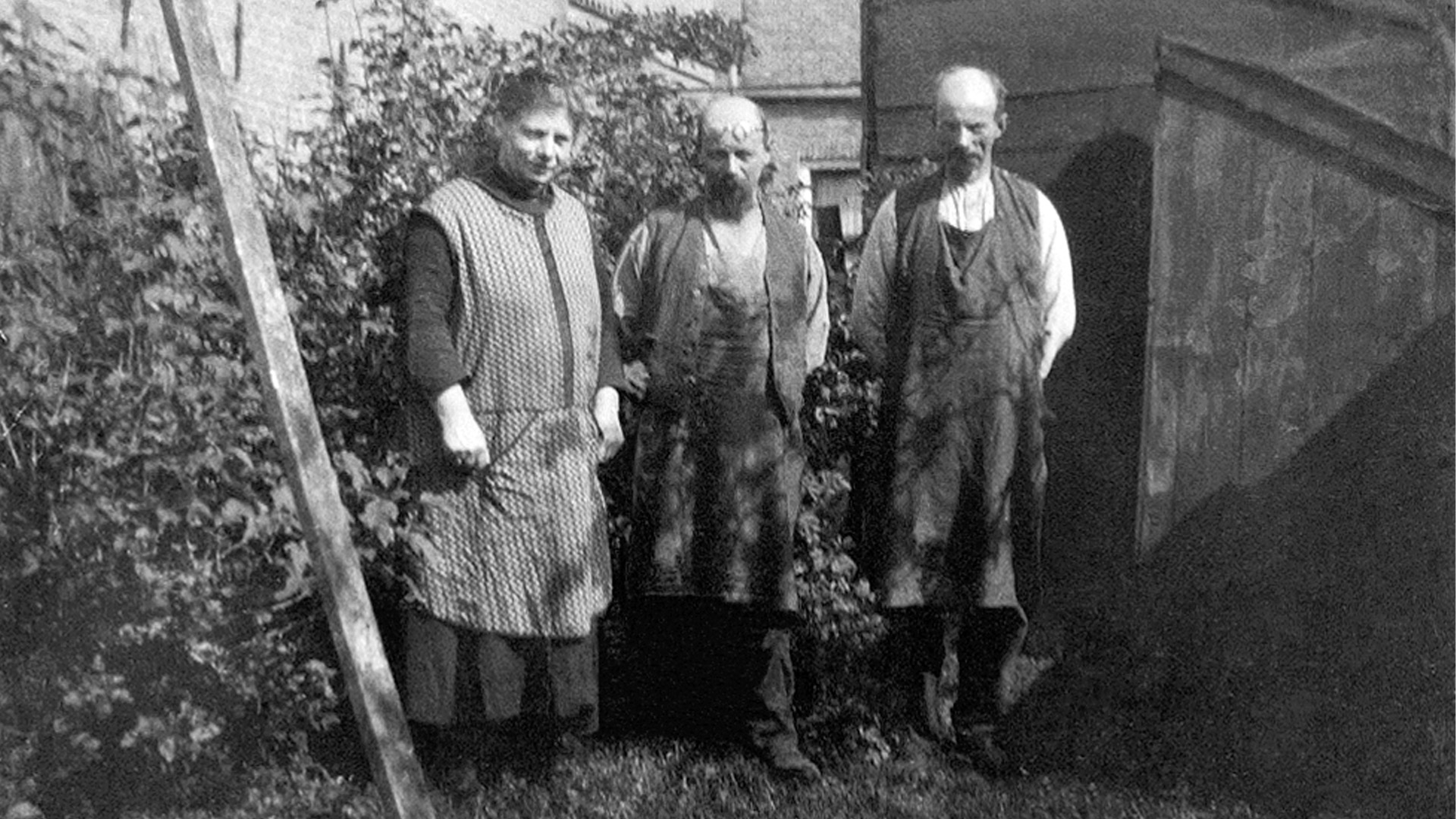 Thijs Rinsema (midden) en Evert Rinsema (rjochts)