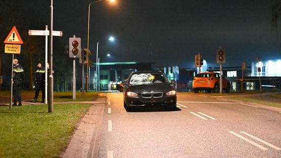 Hond dood na aanrijding, baasje naar ziekenhuis. Hond dood na aanrijding, baasje naar ziekenhuis.
