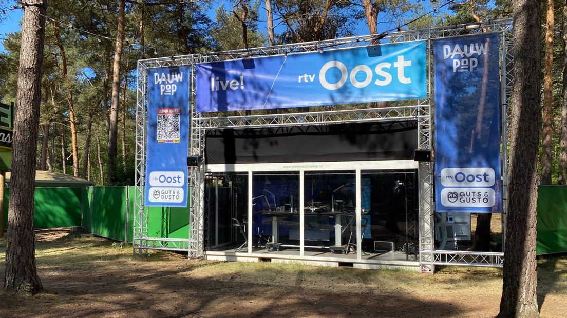 De mobiele studio van RTV Oost