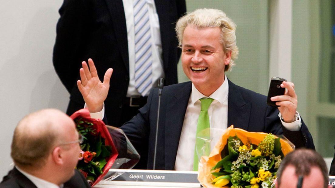 Installatie Geert Wilders in Haagse raad 2010