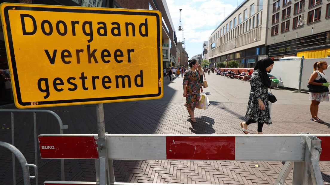 Grote Marktstraat Den Haag fietsvrij tijdens Pinksterweekend