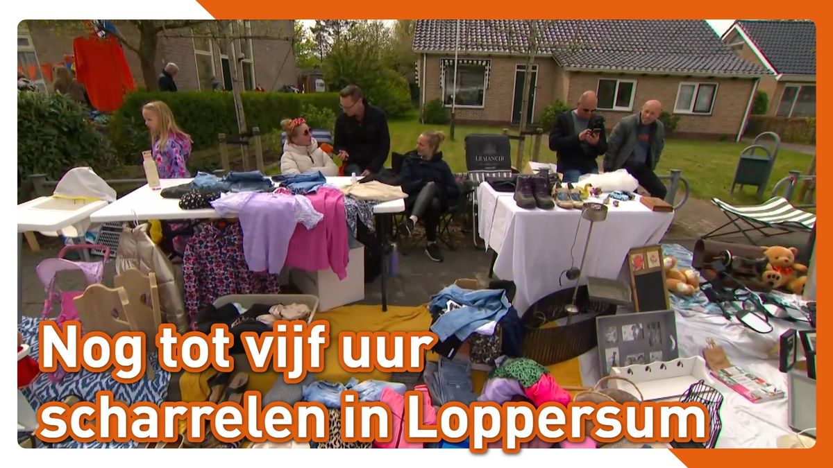 Nog tot vijf uur scharrelen in Loppersum