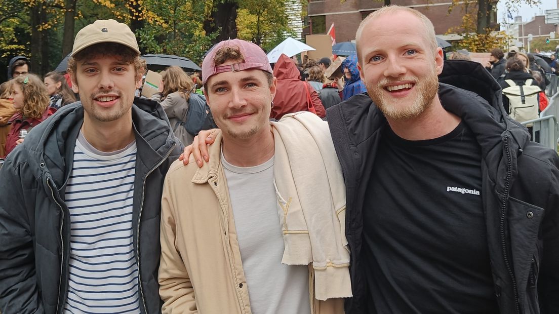 Van links naar rechts: Lucas Heuman, Pepijn Hollander en Gijs Hollander