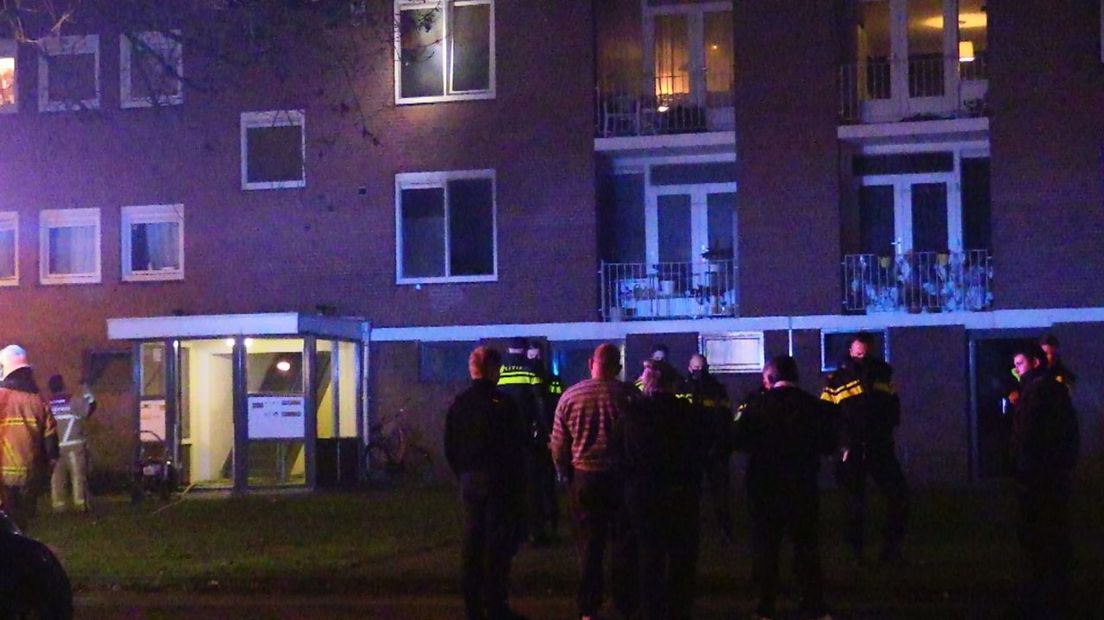 De brand trok veel bekijks