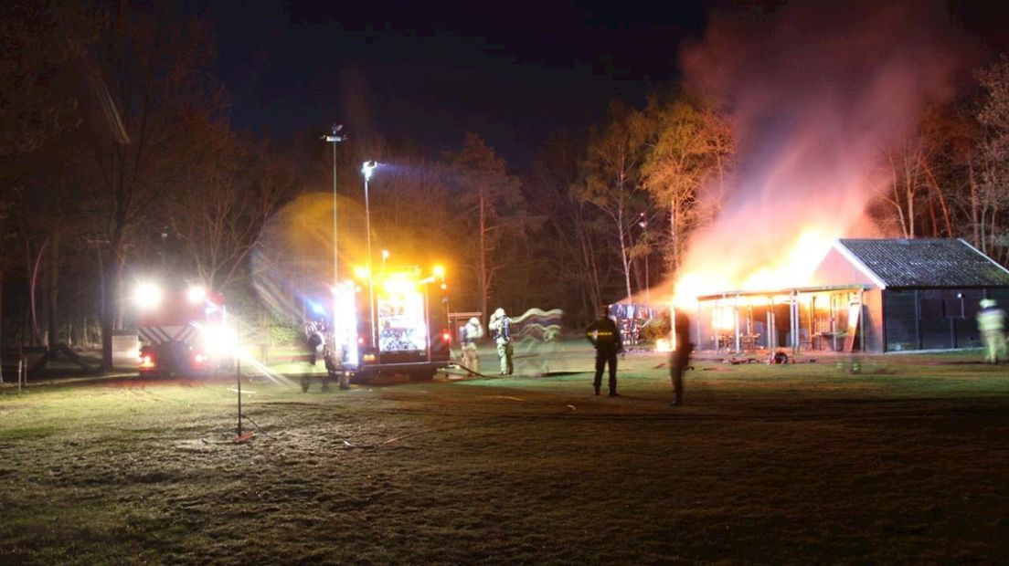 Brand bij hondentrainingscentrum Rijssen