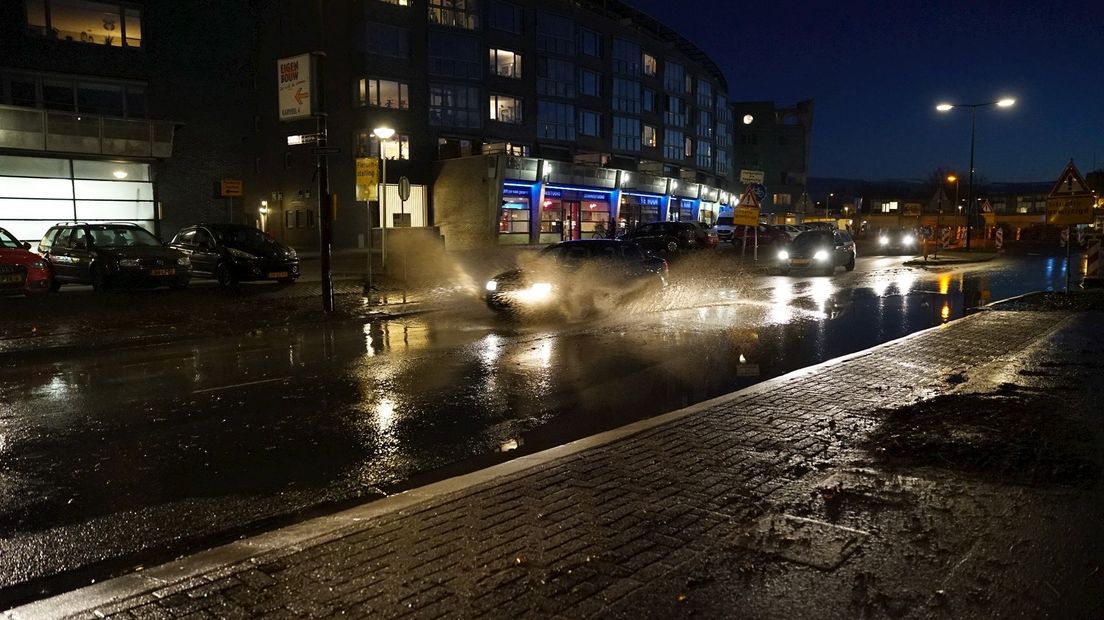 Wateroverlast voor verkeer