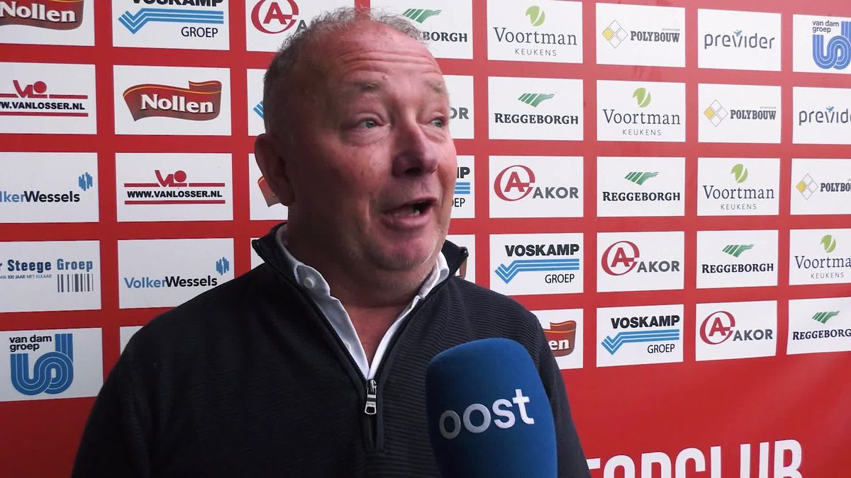 Richard Karrenbelt na de nederlaag van Staphorst bij Excelsior'31